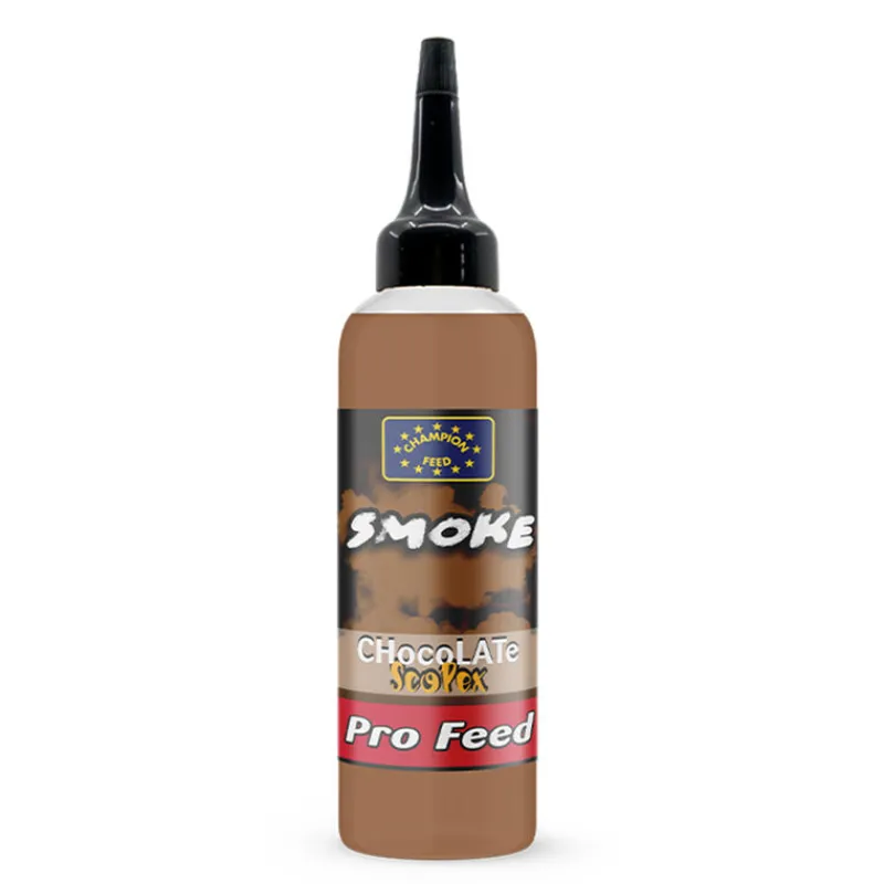 Appâts / Amorces - CHAMPION FEED Additif Liquide Smoke 125ml Chocolate Scopex