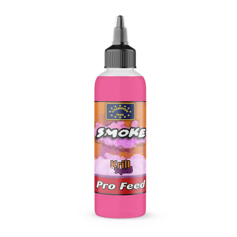 Appâts / Amorces - CHAMPION FEED Additif Liquide Smoke 125ml Krill & Squid