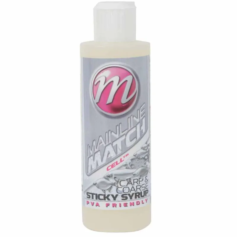 Appâts / Amorces - MAINLINE Additif liquide coup match sticky syrup cell 250ml