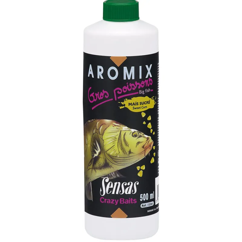 Appâts / Amorces - SENSAS Additif Liquide Aromix GP Mais 500ml