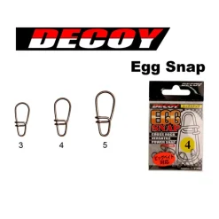 Pêche Du Thon|Montages / Hameçons - DECOY Agrafe Egg Snap (x7)
