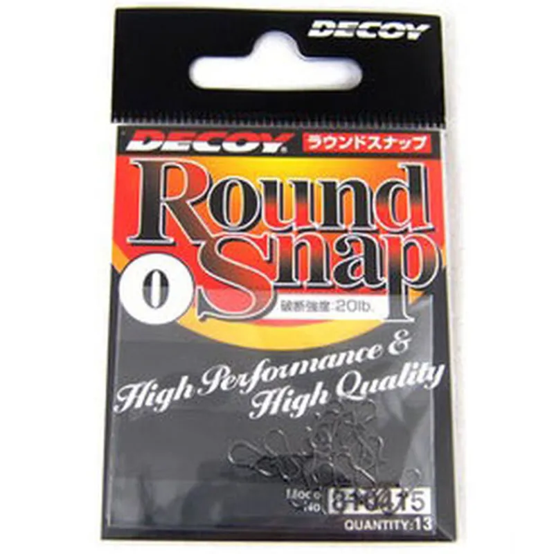 Pêche Aux Leurres|Montages / Hameçons - DECOY Agrafe round snap (x3)