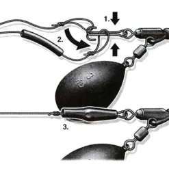 Acc.Montages/Hameçons - KORDA Agrafes pour sacs solubles carpe stik klip (x20)