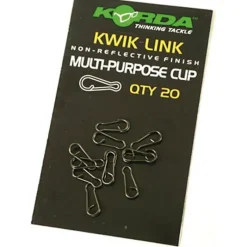 Acc.Montages/Hameçons - KORDA Agrafes rapides carpe kwick link (x20)