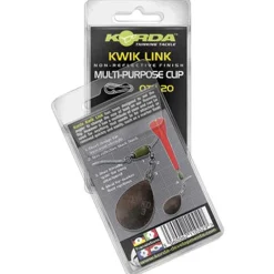 Acc.Montages/Hameçons - KORDA Agrafes rapides carpe kwick link (x20)