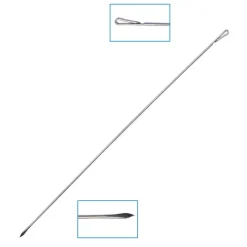 Montages / Hameçons - FLASHMER Aiguilles à locher 20cm 1mm