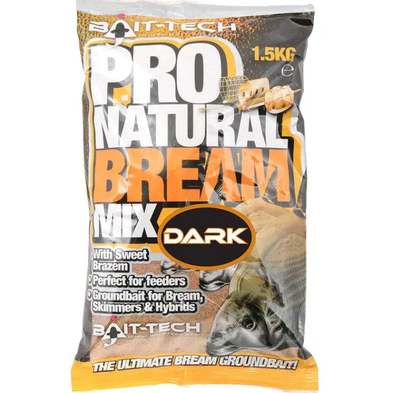 Appâts / Amorces - BAIT TECH Amorce Pro Natural Bream Dark 1.5kg