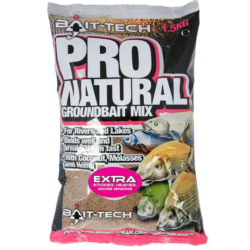 Appâts / Amorces - BAIT TECH Amorce Pro Natural Extra 1.5Kg