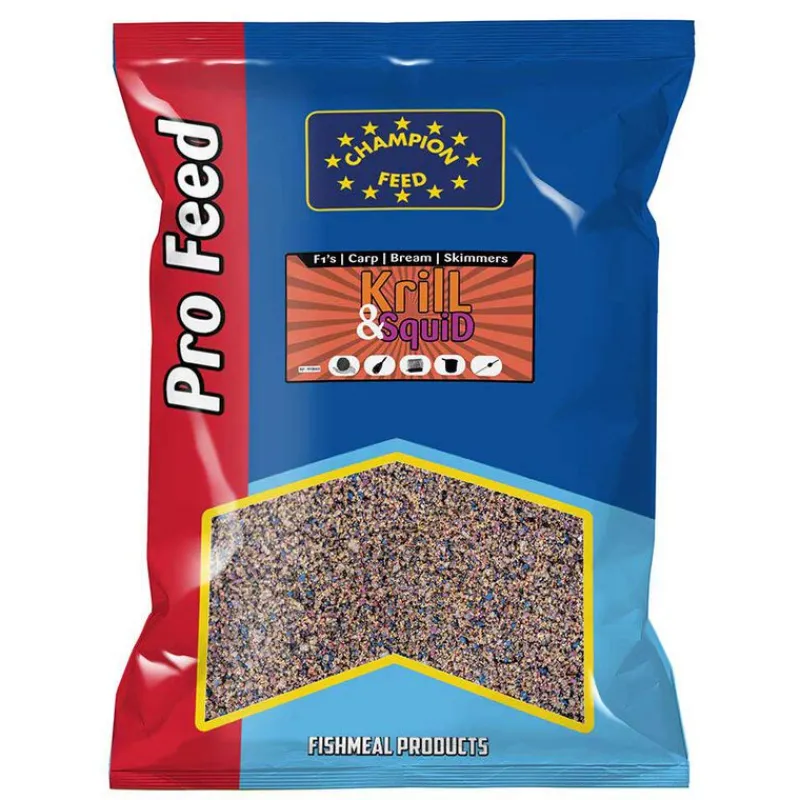 Appâts / Amorces - CHAMPION FEED Amorce Groundbait Krill & Squid 2Kg