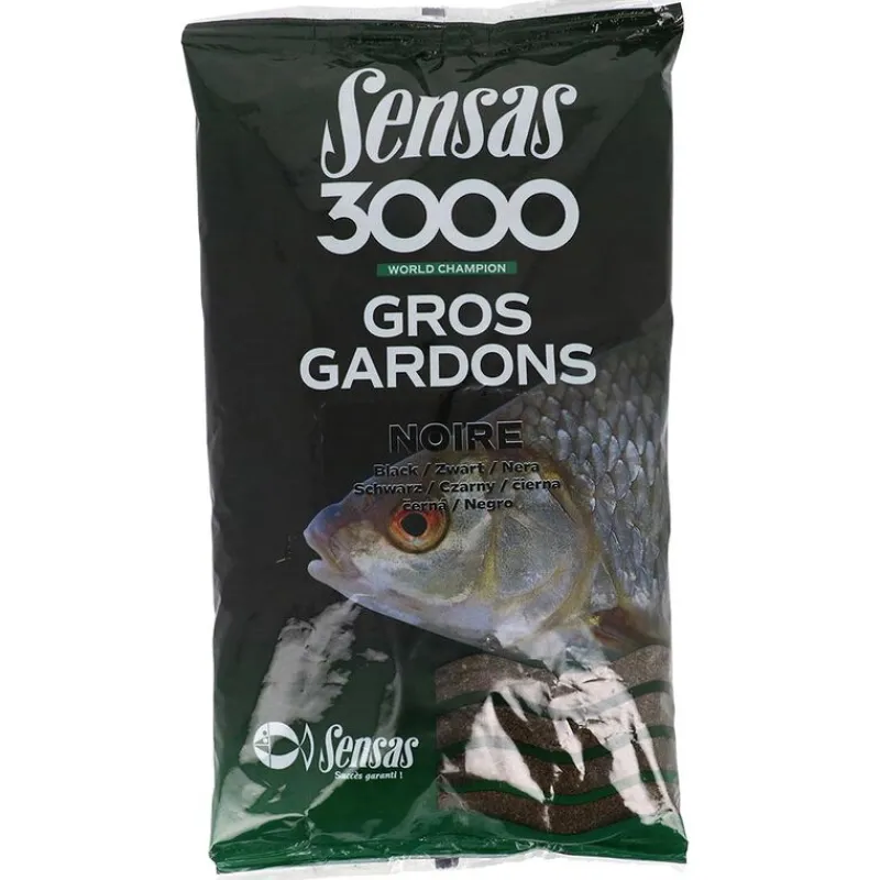 Appâts / Amorces - SENSAS Amorce coup 3000 gros gardons noire
