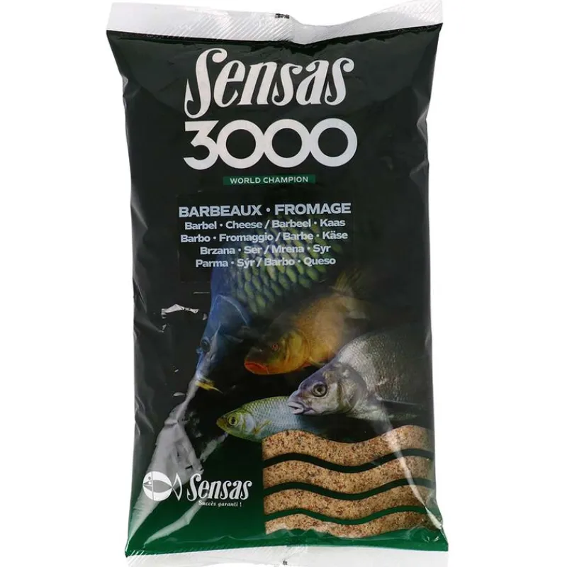 Appâts / Amorces - SENSAS Amorce 3000 BARBEAU FROMAGE