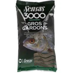 Appâts / Amorces - SENSAS Amorce 3000 Gros Gardons Fine Mouture Noire 1kg