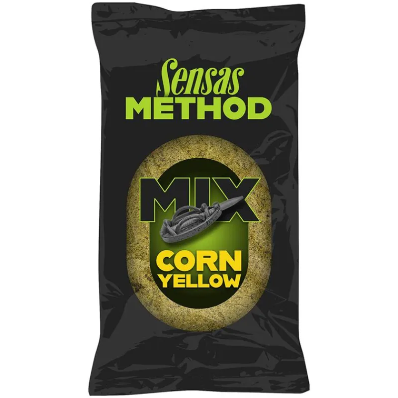 Appâts / Amorces - SENSAS Amorce Method Mix Yellow Corn 1 Kg