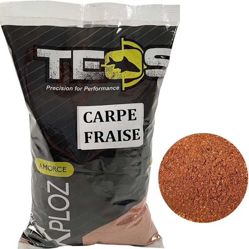 Offre À Volume Coup & Feeder|Appâts / Amorces - TEOS Amorçe Xploz Carpe Fraise 1kg