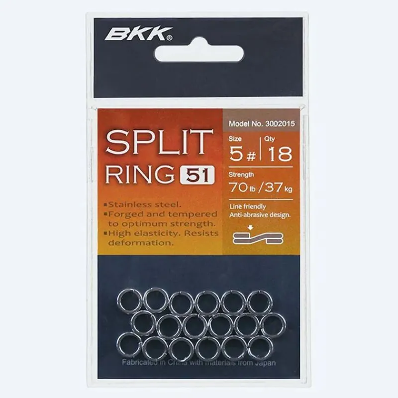 Montages / Hameçons - BKK Anneaux brisés Split Ring-1