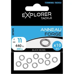 Pêche Du Thon|Montages / Hameçons - EXPLORER TACKLE Anneaux Forges (x10)