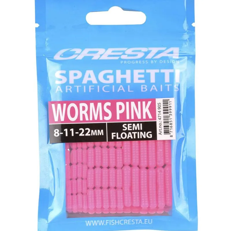 Appâts / Amorces - CRESTA Appâts Artificiels Spaghetti Worms (x8)