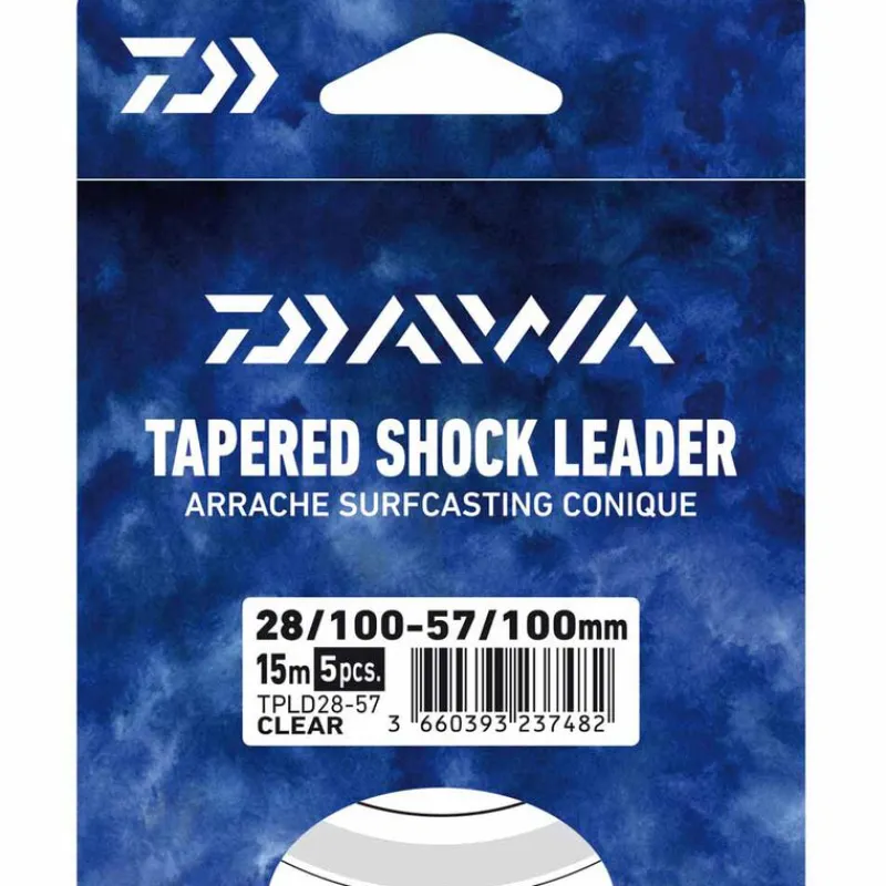 Surfcasting|Tresses, Nylons, Fluorocarbones - DAIWA Arrache surf queue de rat 15m (5 bas de ligne par sachet )