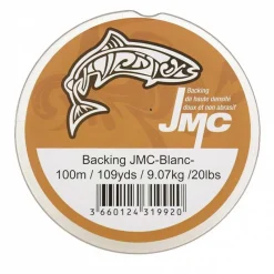 Soie - JMC Backing Blanc 20lbs bobine de 50m