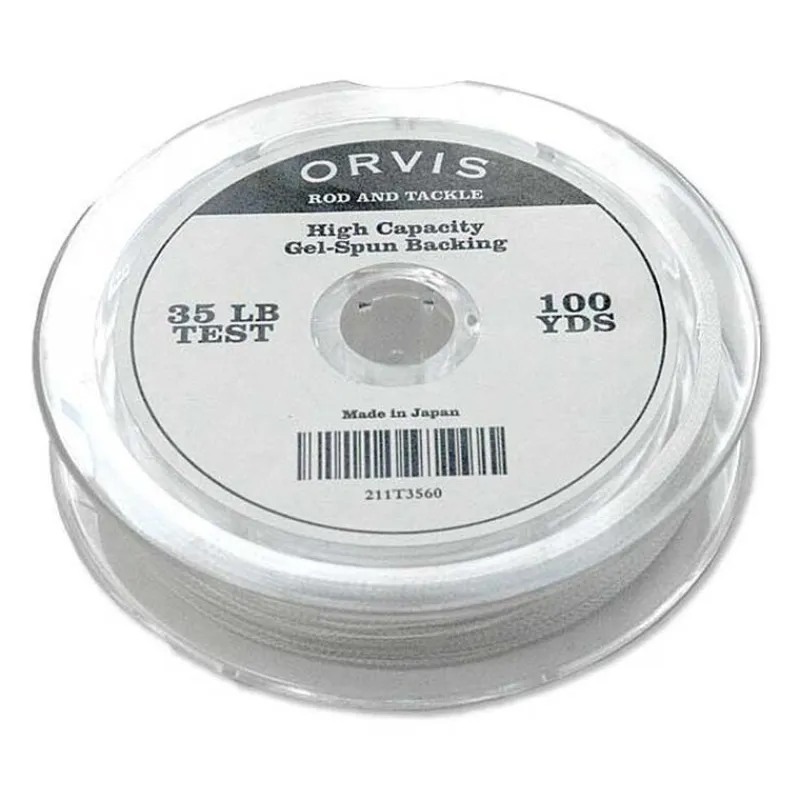 Soie - ORVIS Backing gel spun yellow 30lbs 600 yds