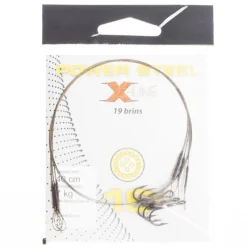 Découverte Pêche Du Carnassier|Hameçons Et Montages - X-LINE Bas de ligne acier carnassier power steel 19 brins 0cm + ham. triple (x3)