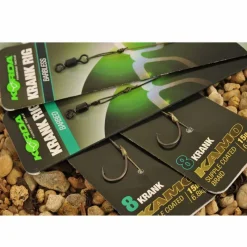Acc.Montages/Hameçons - KORDA Bas de ligne carpe krank ready rig barbed