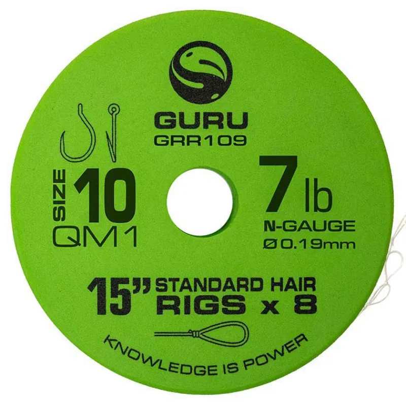 Acc. De Montage Feeder - GURU Bas de ligne qm1 standard hair 15" (38cm)