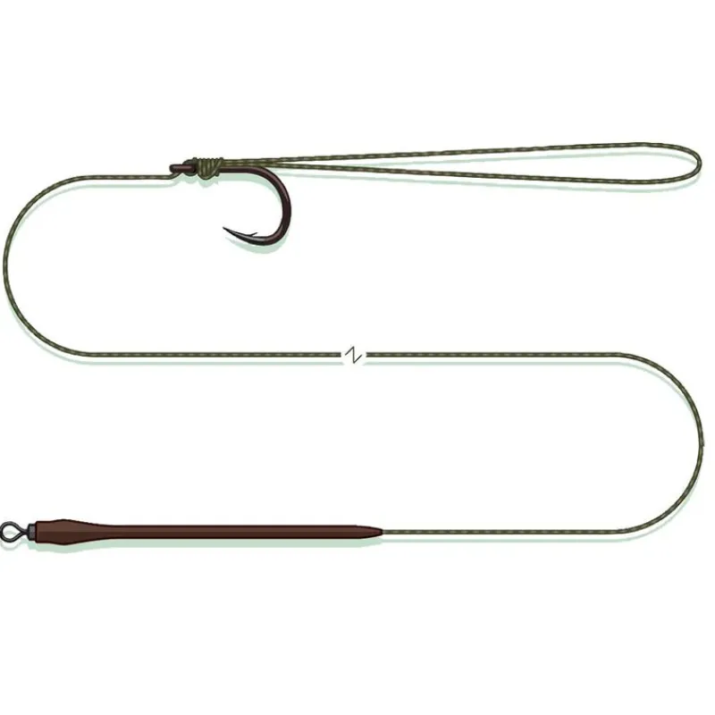 Acc. Montage / Hameçons - MADCAT Bas de Ligne Standard Pellet Rig 60cm 0.80mm 66kg n°2/0