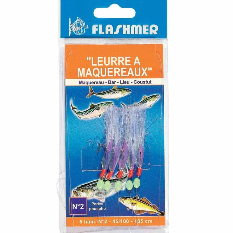 Pêche Aux Leurres|Bas De Lignes / Lignes Montées - FLASHMER Bas de ligne mer leurre a maquereaux