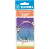 Surfcasting|Bas De Lignes / Lignes Montées - FLASHMER Bas de ligne mer surf 2 emerillons