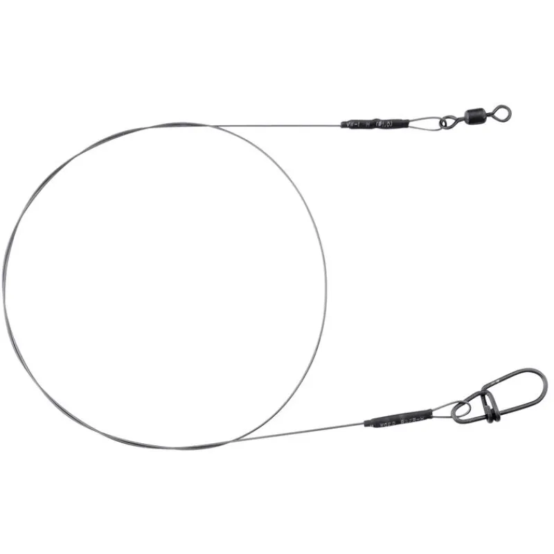 Hameçons Et Montages - SPRO Bas de ligne monté carnassier matt black leader 1x1 titanium (x1)