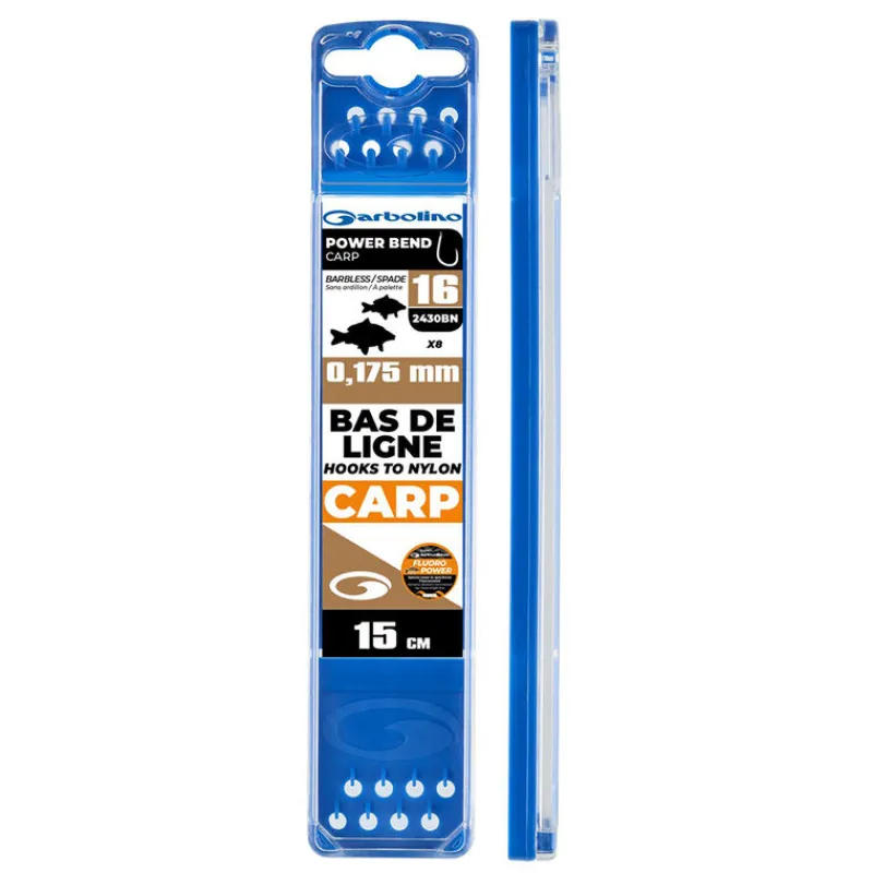 Lignes Montées - GARBOLINO Bas de Ligne Montés Compétition Power Bend Carp