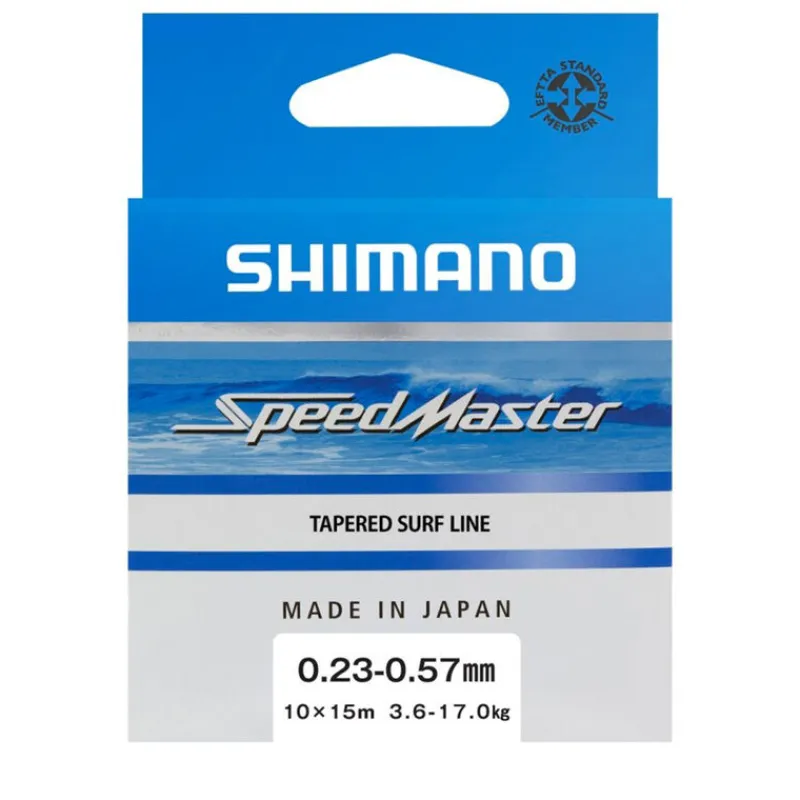 Tresses, Nylons, Fluorocarbones - SHIMANO Bas de Ligne Speedmaster Tapered Surf Leader