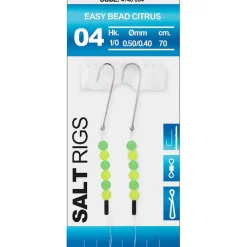 Surfcasting|Bas De Lignes / Lignes Montées - SPRO Bas de Ligne Salt Rig Easy Bead Citrus 1/0