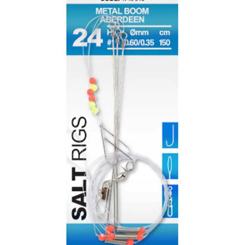 Bas De Lignes / Lignes Montées|Surfcasting - SPRO Bas de Ligne Salt Rig Metal Boom Aberdeen