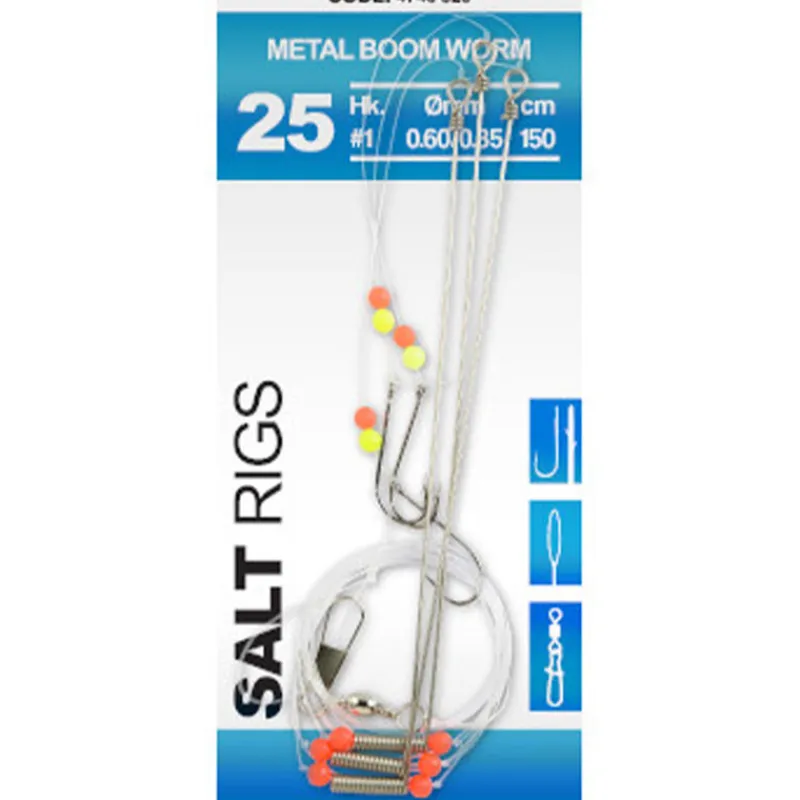 Bas De Lignes / Lignes Montées - SPRO Bas de Ligne Salt Rig Metal Boom Worm
