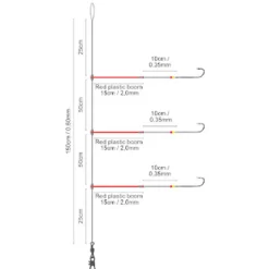 Surfcasting|Bas De Lignes / Lignes Montées - SPRO Bas de Ligne Salt Rig Plastic Boom