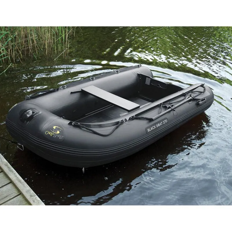 Bateaux Pneumatiques - CARP SPIRIT Bateau pneumatique black boat 270wi (plancher gonflable)