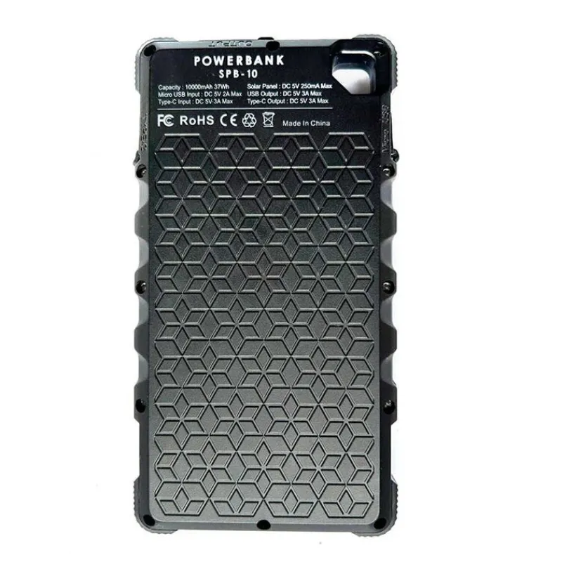 Bivouac/Confort - WOLF Batterie externe SPB-10 Powerbank Black Edition
