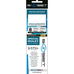 Bas De Lignes / Lignes Montées - SUNSET Bdl Surfcasting RS Competition SPec Mulet/FLuoro