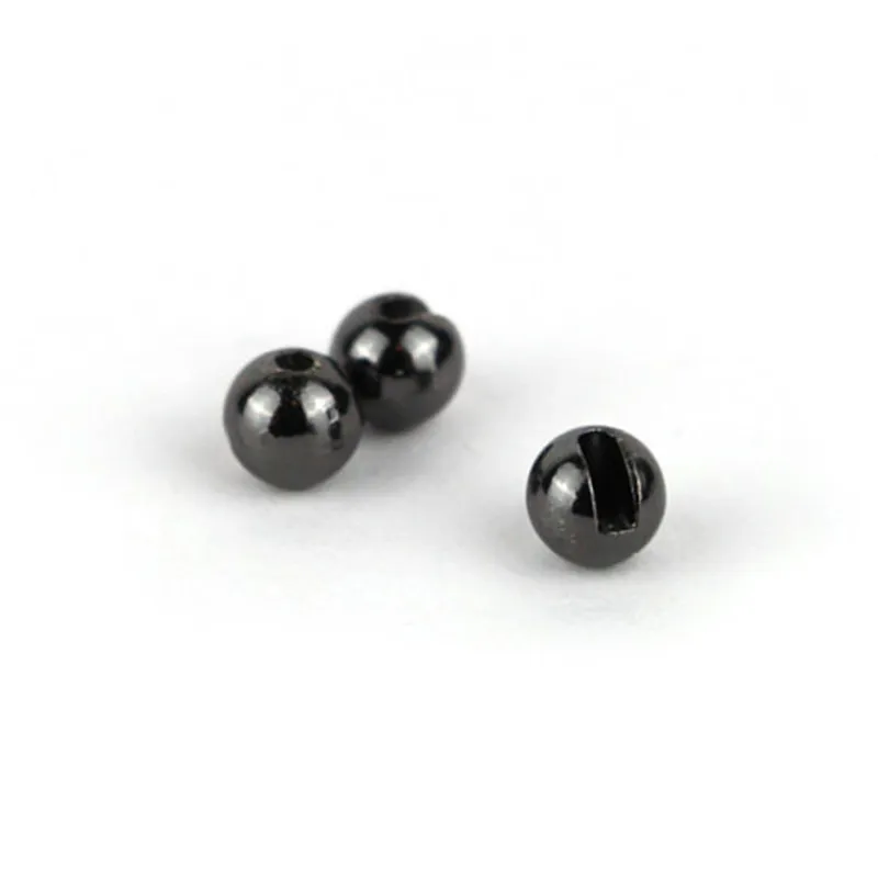Fly Tying - TEXTREME Billes Fendues Tungsten Slotted Beads Black (x20)
