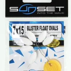 Montages / Hameçons - SUNSET Blister Float Ovals Blanc