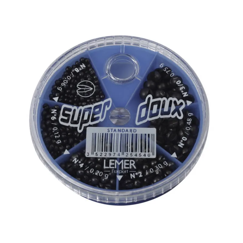 Lignes Et Accessoires De Montage - LEMER Boite de plombs fendus coup 6 cases super doux standard