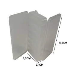Pêche Aux Leurres|Bagagerie / Rangement - VERSUS Boite Reversible 85 Clear 19.5x8.5x3.1cm