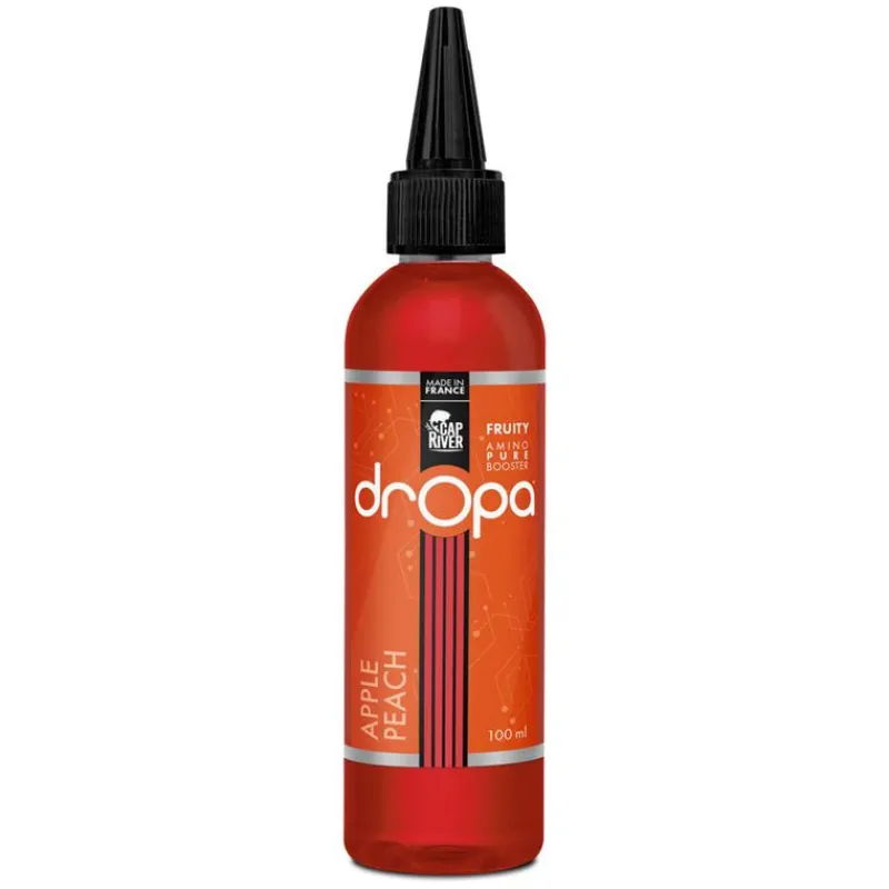 Appâts Et Fabrication - CAP RIVER Booster Dropa Pomme Pêche 100ml