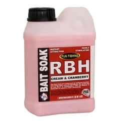 Appâts Et Fabrication - FUN FISHING Booster carpe bait soak system cream et cranberry1l