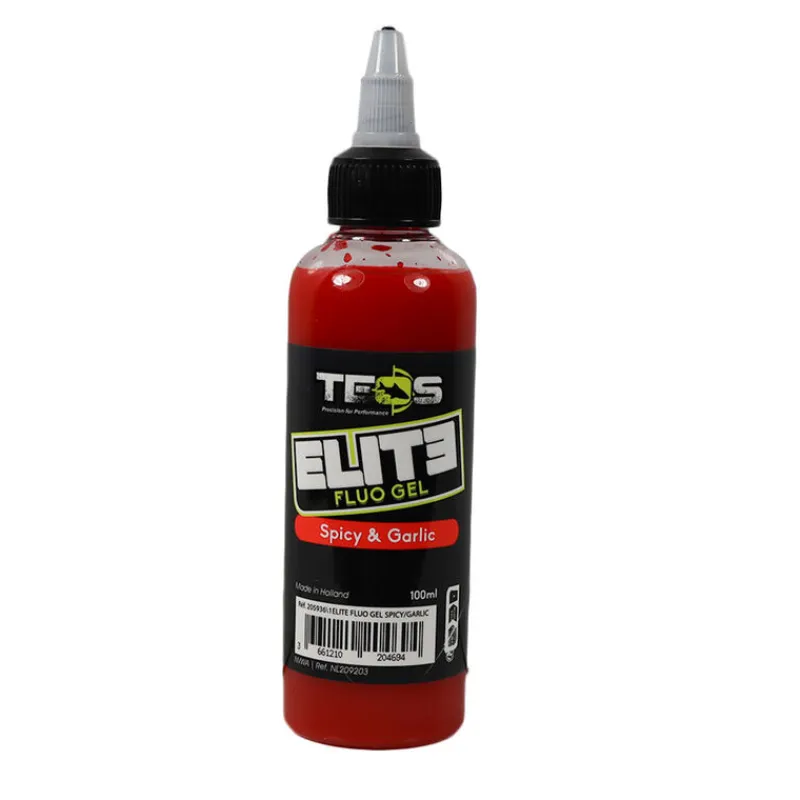 Appâts / Amorces - TEOS Booster Fluo Gel Elite Spicy/Garlic 100ml