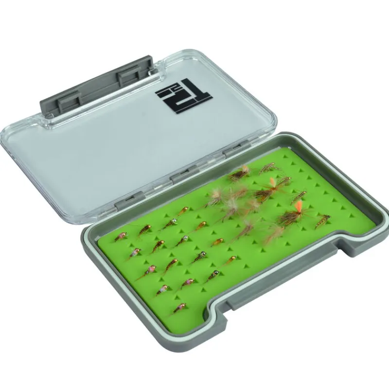 Bagagerie / Rangement - SILVER STONE Boîte à mouche silverstone waterpro rubber slim/small (capacité 75 mouches)