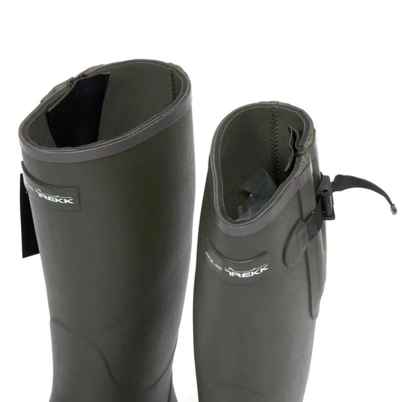 Chaussant|Wading - AQUATREKK Bottes caoutchouc doublure néoprène