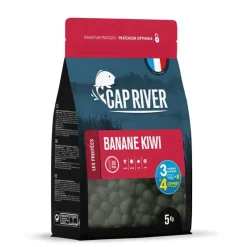 Offre À Volume Carpe|Appâts Et Fabrication - CAP RIVER Bouillettes Banane Kiwi 5kg